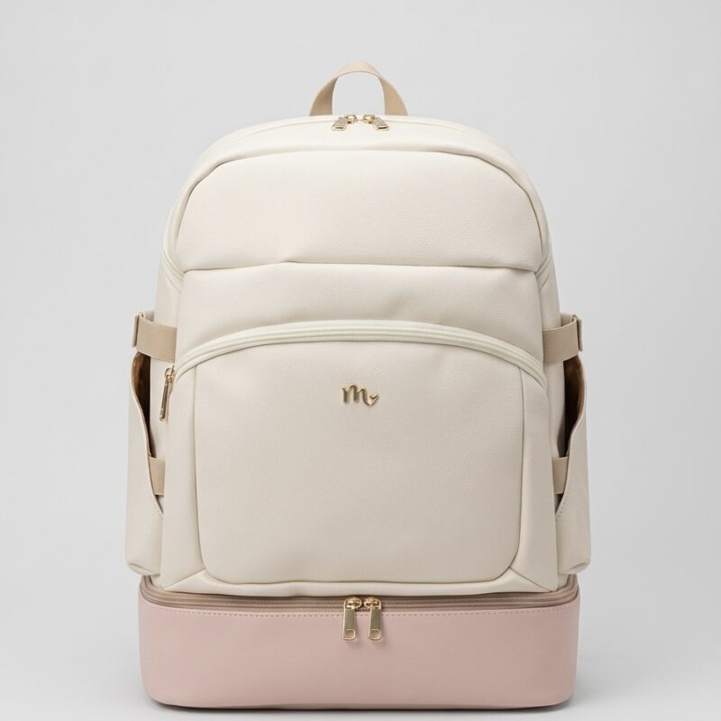 backpack Dublin vainilla x rosa
