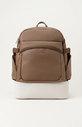 backpack Dublin Caramelo x Vainilla