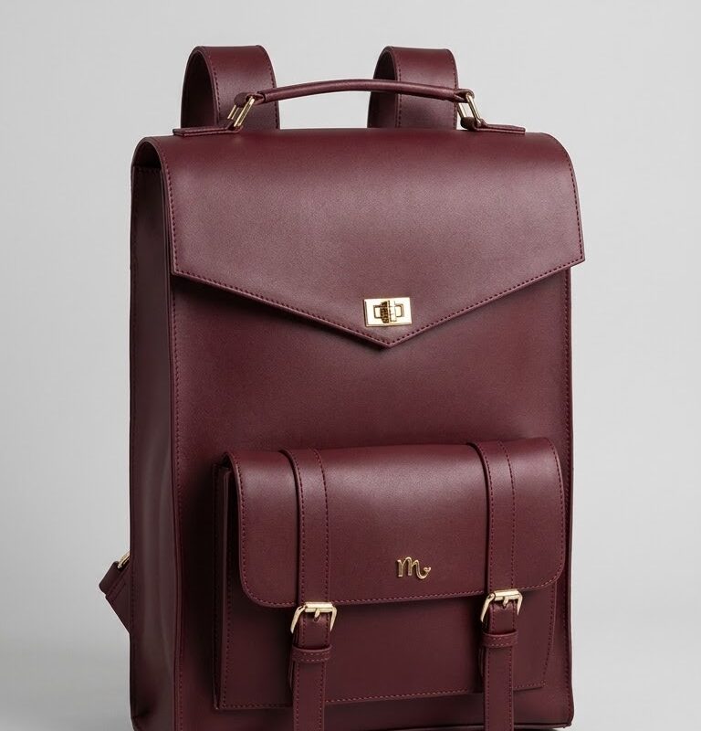 Japanese Backpack Burgundy